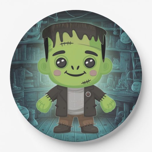 Schattige Schattig Frankenstein Paper Bord (Voorkant)