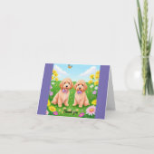 Schattige Schattig Goldendoodle Bedankkaart (Voorkant)