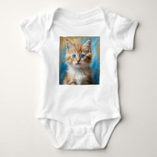 Schattige Schattig Kattenportret-00000 Romper