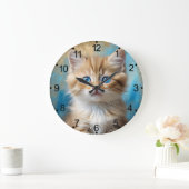 Schattige Schattig kattenportret Grote Klok (Huis)