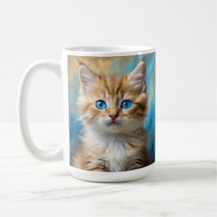Schattige Schattig kattenportret Koffiemok