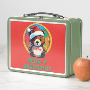 Schattige Schattig Kawaii Chibi Beer-y Kerst Beer