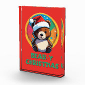 Schattige Schattig Kawaii Chibi Beer-y Kerst Beer Fotoblokken (Rechts)