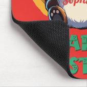 Schattige Schattig Kawaii Chibi Beer-y Kerst Beer Muismat (Hoek)