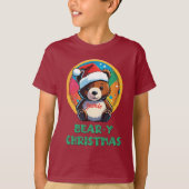Schattige Schattig Kawaii Chibi Beer-y Kerst Beer T-shirt (Voorkant)
