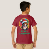 Schattige Schattig Kawaii Chibi Beer-y Kerst Beer T-shirt (Achterkant volledig)