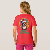 Schattige Schattig Kawaii Chibi Beer-y Kerst Beer T-shirt (Achterkant volledig)