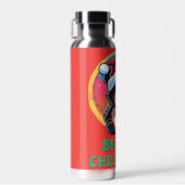 Schattige Schattig Kawaii Chibi Beer-y Kerst Beer Waterfles (Voorkant)