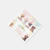 Schattige Schattig Puppy Dogs Ballonnen Verjaardag Servet (Hoek)