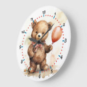 Schattige schattige beren klok voor kinderkamer (Hoek)