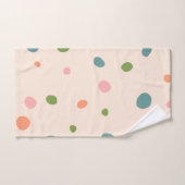 Schattige schattige poka stipt modern roze groen b bad handdoek (Handdoek)