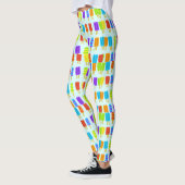 Schattige schattige zomerpapegaaien leggings (Links)