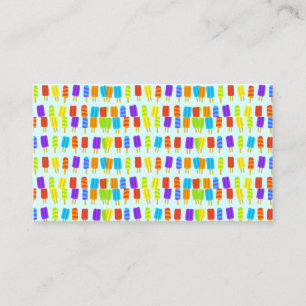 Schattige schattige zomerpapegaaien visitekaartje