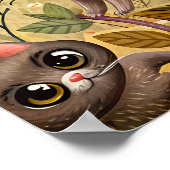 Schattige Schattigee Cat Poster ( Cat Size) (Hoek)