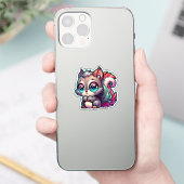 Schattige Schattigee eekhoorn Sticker (Telefoon)