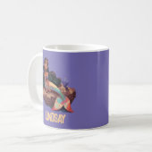 Schattige Schattigee Elegante Zeemeermin met Kinde Koffiemok (Voorkant links)