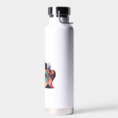 Schattige Schattigee Elegante Zeemeermin Waterfles (Links)