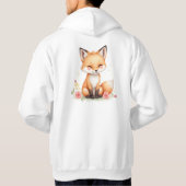 Schattige Schattigee Fox Hoodie voor Dierenvriende (Achterkant)