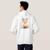 Schattige Schattigee Fox Hoodie voor Dierenvriende (Achterkant volledig)