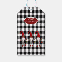 Schattige Schattigee Gnomen Buffalo Plaid