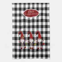 Schattige Schattigee Gnomen Buffalo Plaid