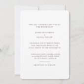 Schattige Schattigee Hummingbird bruiloft uitnodig Kaart (Achterkant)