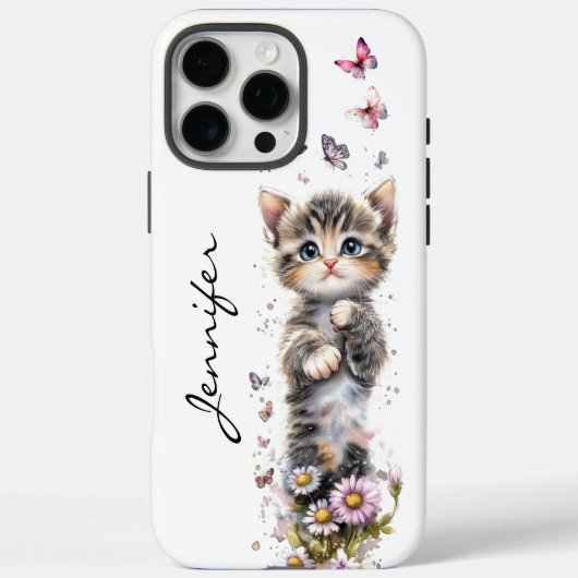 Schattige Schattigee Kitten iPhone / iPad case (Achterkant)