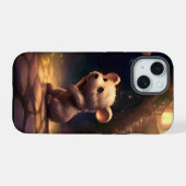 Schattige Schattigee kleine muis iPhone 15 Case (Achterkant horizontaal)