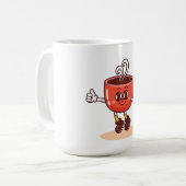 Schattige Schattigee koffiebeker Koffiemok (Voorkant links)