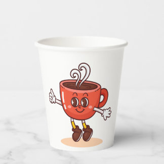 Schattige Schattigee koffiebeker Papieren Bekers