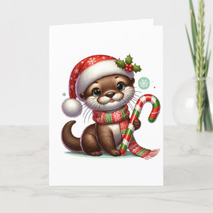 Schattige Schattigee otterkerst Kaart