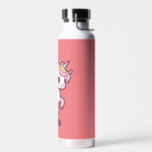 Schattige Schattigee pastel eenhoorn met Kinder na Waterfles (Links)