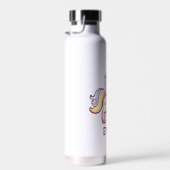 Schattige Schattigee pastel eenhoorn met Kinder na Waterfles (Rechts)