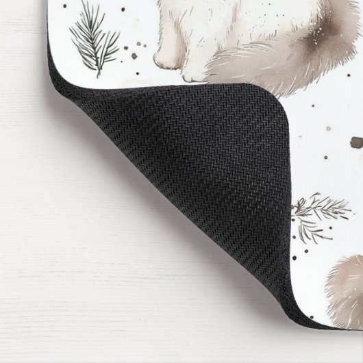 Schattige Schattigee Ragdoll Cat Winter Muismat (Hoek)