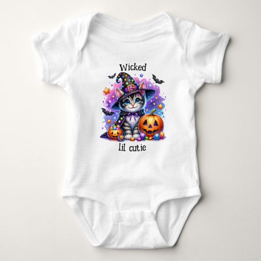 Schattige Schattigee Spooky Kinder Halloween Romper (Voorkant)