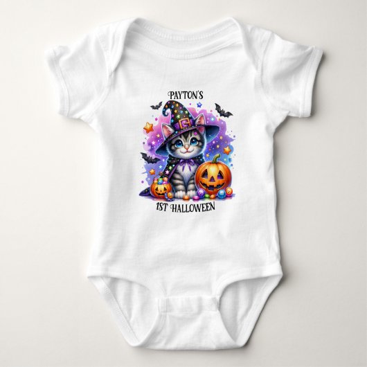 Schattige Schattigee Spooky Kinder Halloween Romper (Voorkant)