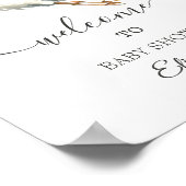 Schattige Schattigee vakantieooievaar Poster (Hoek)