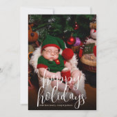 Schattige Schattigste Prettige feestdagen Kaart (Voorkant)