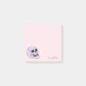 Schattige Schedel Hekserig Roze en Paars Post-it® Notes (Voorkant)