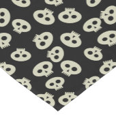 Schattige Schedelpatroon Halloween Party Tafellope Korte Tafelloper (Hoek)