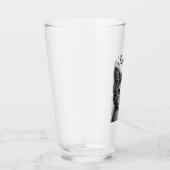 Schattige schets van de jonge kat glas (Rechts)