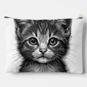 Schattige schets van jonge kat Naam toevoegen Etui (Achterkant)