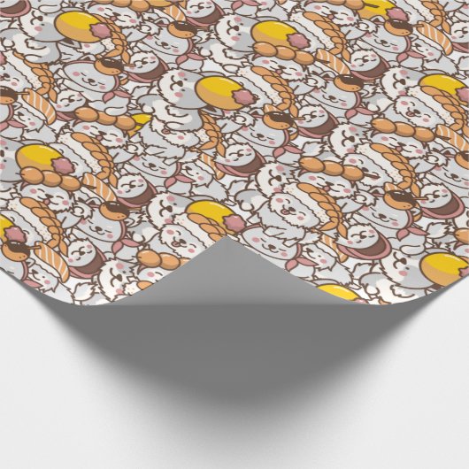 schattige schild cadeaupapier (Hoek)