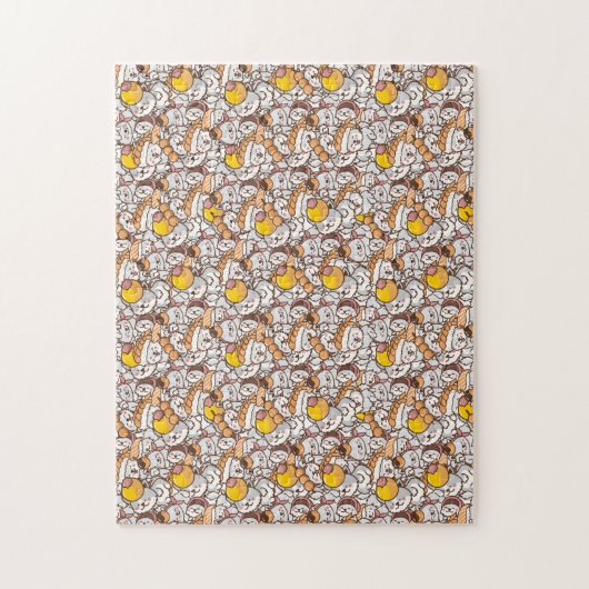 schattige schild legpuzzel (Verticaal)