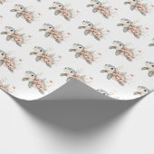 Schattige Schildpad Cadeaupapier (Hoek)
