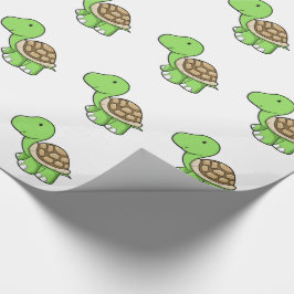Schattige Schildpad Cadeaupapier