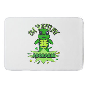 Schattige Schildpad Grappige Quote Turtley Schatti Badmat