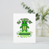 Schattige Schildpad Grappige Quote Turtley Schatti Briefkaart (Staand voorkant)