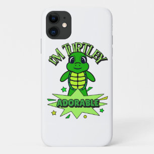 Schattige Schildpad Grappige Quote Turtley Schatti Case-Mate iPhone Case