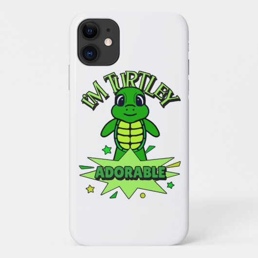 Schattige Schildpad Grappige Quote Turtley Schatti Case-Mate iPhone Case (Achterkant)